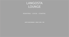 Desktop Screenshot of langostalounge.com